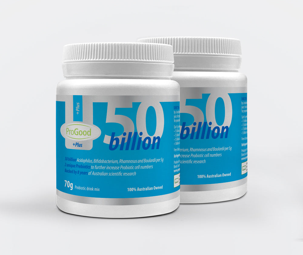 ProGood Plus 2-pack probiotics and prebiotics with 50B CFU