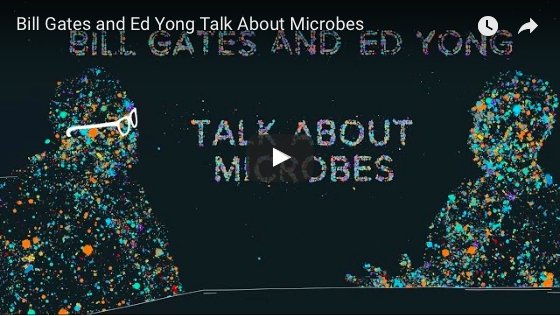 Bill Gates and Ed Yong Talk About Microbes