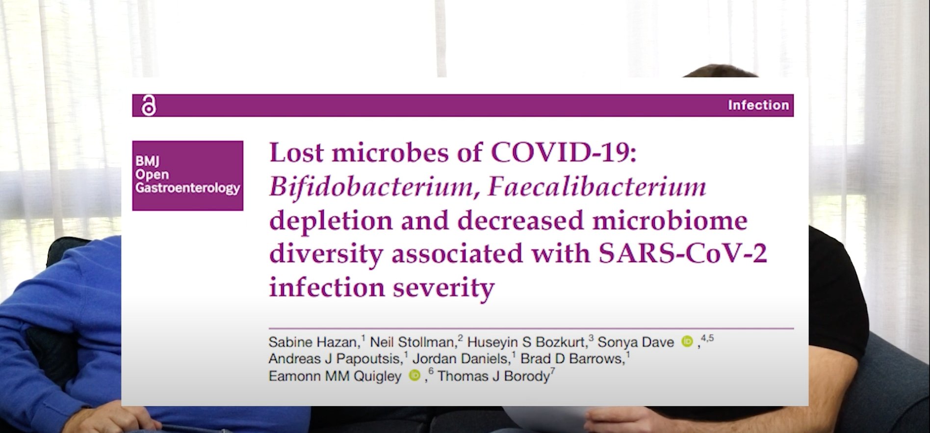 Reducing Covid Symptoms with Bifidobacterium Lactis