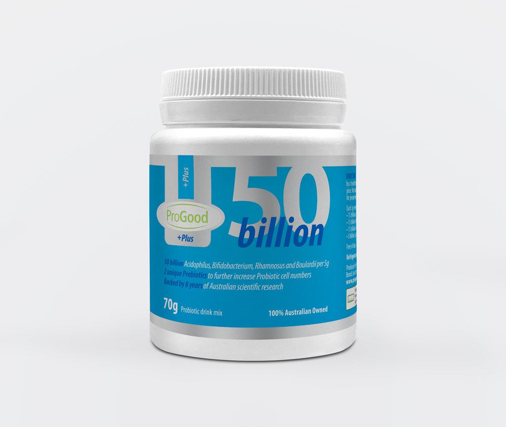 ProGood Plus probiotics and prebiotics with 50B CFU – flavourless powder