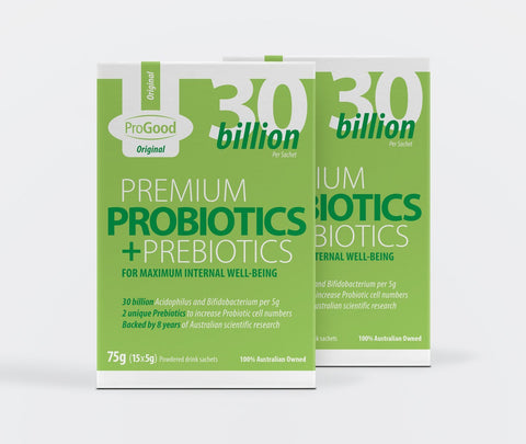 Probiotics, Prebiotics, Australia, Buy, Online, Synbiotics, ProGood, Gut Health, Microbiome, IBS, Crohns, Diarrhea, Dysbiosis